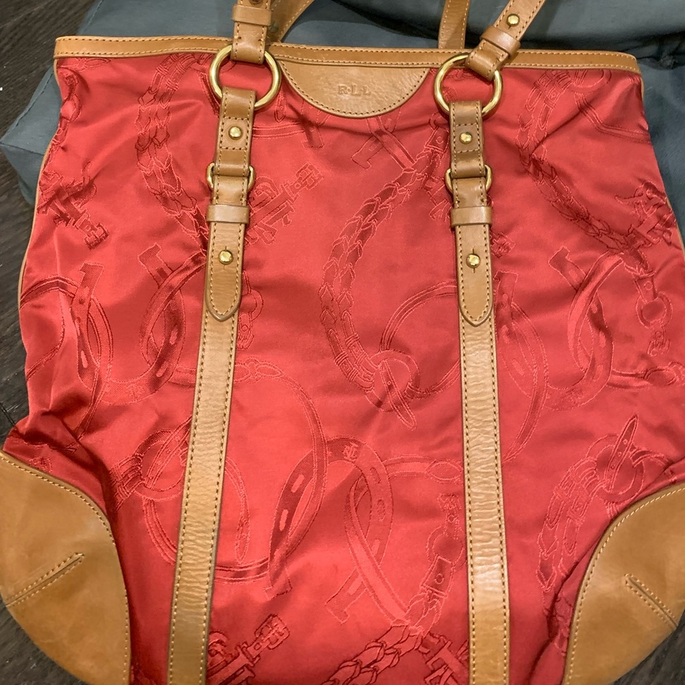 Ralph Lauren Red Tote